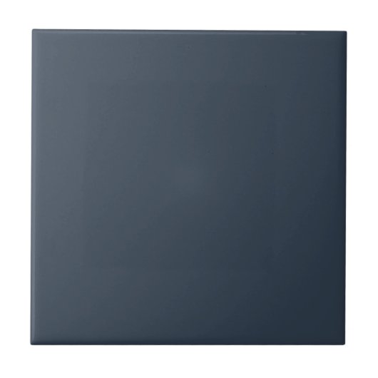 Plain Grey Blue Solid Color Tegel Tegeltje (Voorkant)