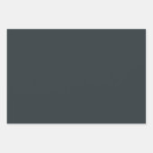 Plain Gunmetal Jet Grey Shades 3 Tones Inpakpapier Vel (Voorkant)