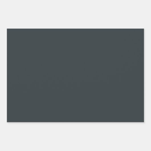 Plain Gunmetal Jet Grey Shades 3 Tones Inpakpapier Vel (Voorkant)