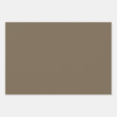 Plain Honing Iced Koffie Bruine tinten 3 tinten Inpakpapier Vel (Voorkant)