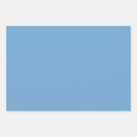 Plain Iceberg Frost Frans Blauw tinten 3 tinten Inpakpapier Vel (Voorkant)