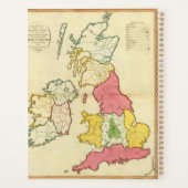 Plain-kaart Britse eilanden Planner (Achterkant)