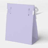Plain kleurenmassief heetpastel paars bedankdoosjes (Achterkant)