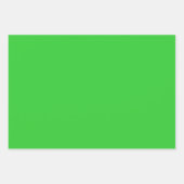 Plain Kremlin Limoen Geel Groen Tinten 3 Inpakpapier Vel (Voorkant 2)