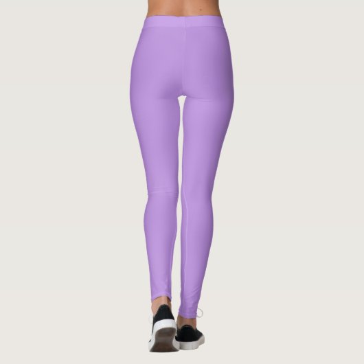 Plain Lavendel Leggings (Achterkant)