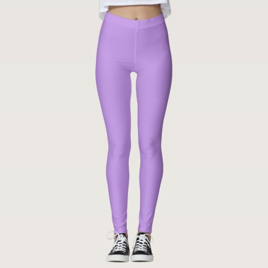 Plain Lavendel Leggings (Voorkant)