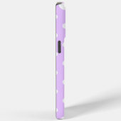 Plain lavendel met mooie witte stippen Case-Mate iPhone case (Achterkant / Rechts)