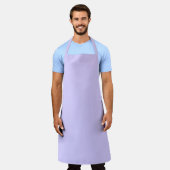 Plain Lavender Schort (Gedragen)