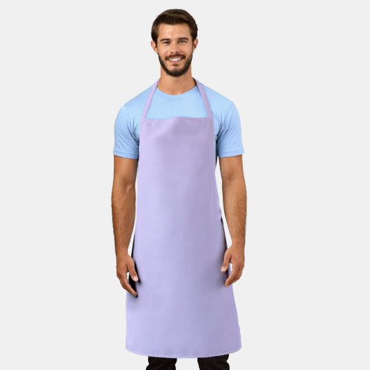 Plain Lavender Schort (Gedragen)
