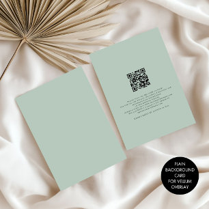 Plain Light Sage Achtergrond voor Vellum Overlay Kaart
