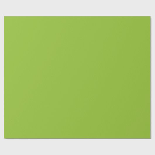 Plain Lime Groene Kleur Shade Tone Cadeaupapier (Vlak)