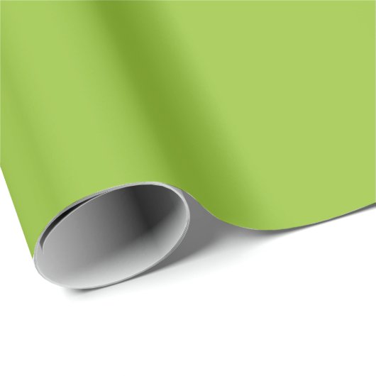 Plain Lime Groene Kleur Shade Tone Cadeaupapier (Rol Hoek)