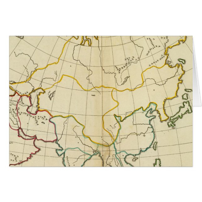 Plain map Asia (Voorkant Horizontaal)