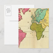 Plain map World Briefkaart (Voorkant / Achterkant)
