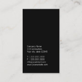 Plain Minimal Chevron Bookkeeper Visitekaartje (Achterkant)