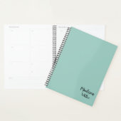 Plain Mint Green Persoonlijk Planner (Display)