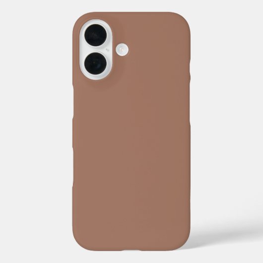 Plain Mocha Mousse Bruine Kleur 2025 Case-Mate iPhone Case (Achterkant)