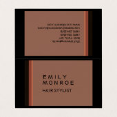 Plain Modern minimalist Visitekaartjes (Buitenkant ongevouwen)