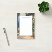 Plain Modern Minimalistische Naam Landschap Waterv Post-it® Notes (Kantoor)