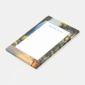 Plain Modern Minimalistische Naam Landschap Waterv Post-it® Notes (Schuin)