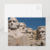 Plain Mount Rushmore National Memorial SD Briefkaa Briefkaart (Voorkant / Achterkant)