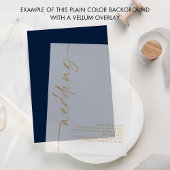 Plain Navy Blauwe Achtergrond voor Vellum Overlay Kaart