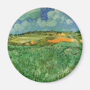 Plain Near Auvers van Vincent van Gogh Magneet
