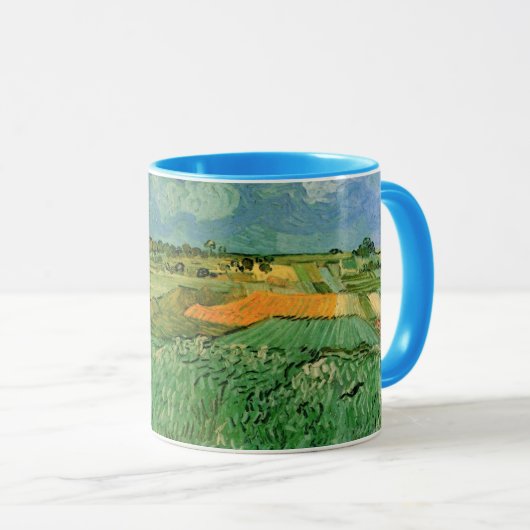 Plain Near Auvers van Vincent van Gogh Mok (Voorkant rechts)