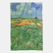 Plain Near Auvers van Vincent van Gogh Theedoek (Verticaal)
