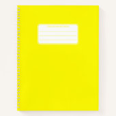 Plain Neon Composition Spirale Carnet scolaire (Devant)