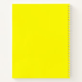 Plain Neon Composition Spirale Carnet scolaire (Dos)