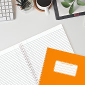Plain Neon Composition Spirale Carnet scolaire