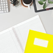Plain Neon Composition Spirale Carnet scolaire