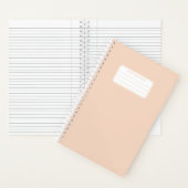 Plain Pastel Composition Spirale Carnet scolaire (À l'intérieur)