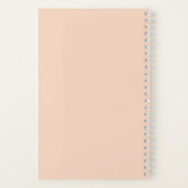 Plain Pastel Composition Spirale Carnet scolaire (Verso)