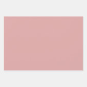 Plain Pastel Flamingo Schauss Roze tinten 3 tinten Inpakpapier Vel (Voorkant)