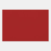 Plain Penn Oxblood Crimson Red Shades 3 Tones Inpakpapier Vel (Voorkant 3)