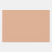 Plain Peru Tumbleweed Toscaanse bruine tinten 3 ti Inpakpapier Vel (Voorkant 2)