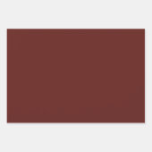 Plain Perzisch Sangria Red Shades 3 Tones Inpakpapier Vel (Voorkant 3)