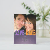 Plain, Plum Enregistrer la date Photo cartes posta (Debout devant)