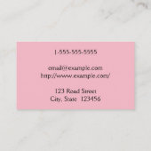 Plain Podiatrist Visitekaartje (Achterkant)