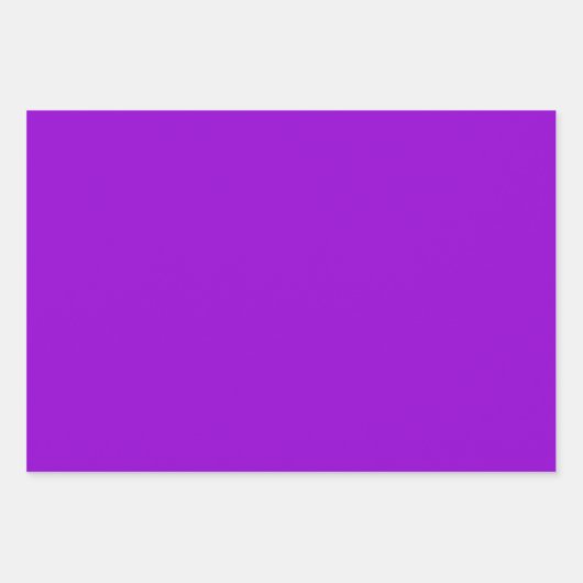 Plain Rebecca Violet Slate Paarse tinten 3 tinten Inpakpapier Vel (Voorkant 2)