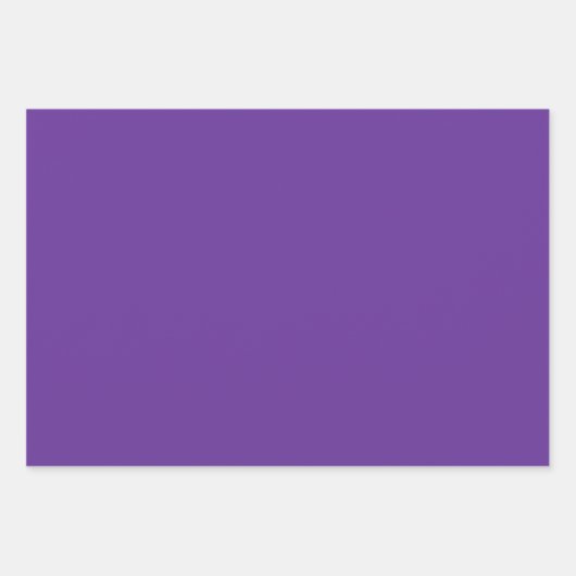 Plain Rebecca Violet Slate Paarse tinten 3 tinten Inpakpapier Vel (Voorkant)