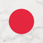 Plain Red Color Table Confetti (Kleine voorkant)