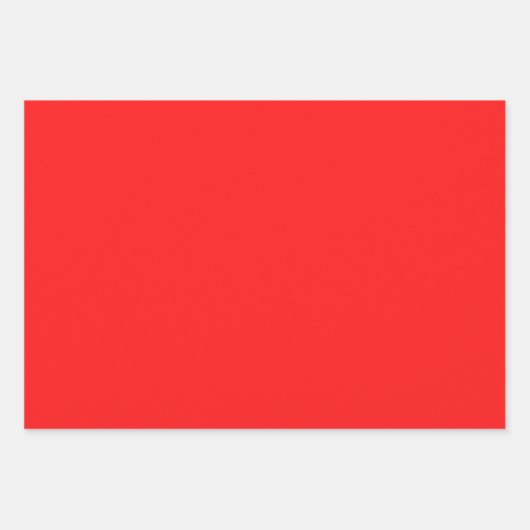 Plain Red Valentijnse Inpakpapier Vel (Voorkant 2)