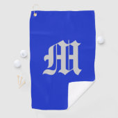 Plain Royal Blue Golfhanddoek (Insitu)