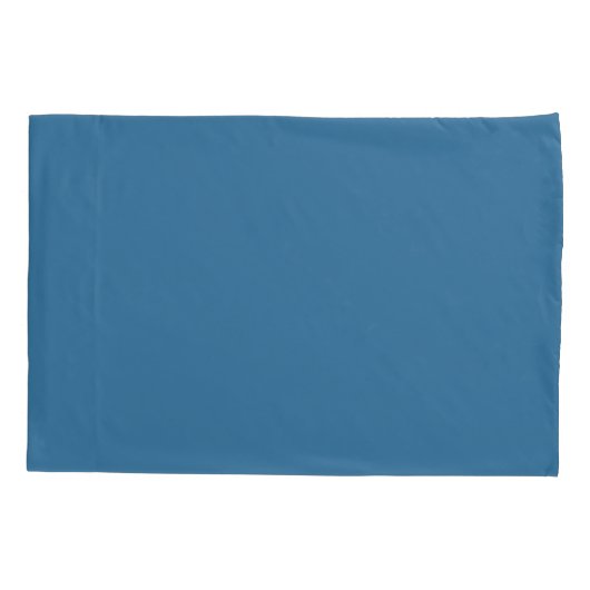 Plain Royal Blue Pillowcases Kussensloop (Achterkant-Links)