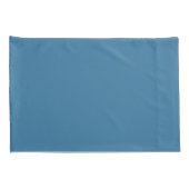 Plain Royal Blue Pillowcases Kussensloop (Achterkant-Rechts)
