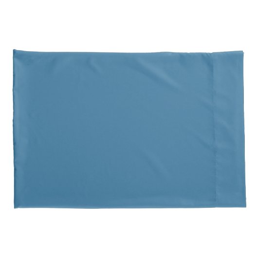 Plain Royal Blue Pillowcases Kussensloop (Achterkant-Rechts)