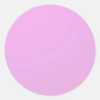 Plain Shade Pink: Schrijf op of voeg afbeelding to Ronde Sticker